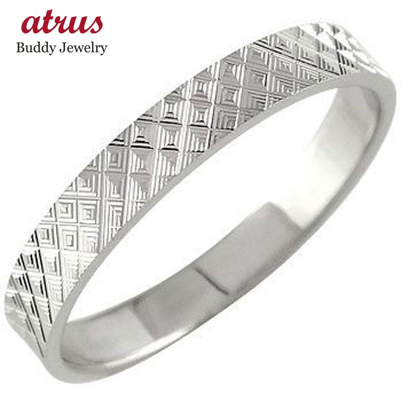 プラチナ リング メンズ Pt900 指輪 シンプル 手作り指輪 お手ごろ価格でお買い得 重ねづけリング ファッションに合わせてたのしめます 小指用としても使えるデザイン 1604p105pm プラチナ カット ストレート 送料無料 Pt900 ダイヤモンドカット ジュエリー工房