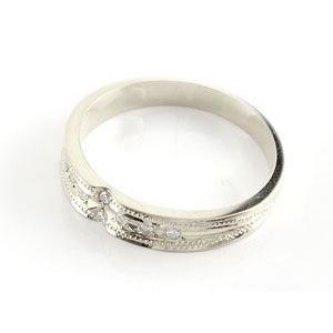 新入荷!!【日本未発売】 結婚指輪 ペアリング ペア プラチナ マリッジリング ダイヤモンド クロス ミル打ち 結婚式 ストレート カップル メンズ レディース 送料無料 セール SALE 【MYK1740807998】(60840円)