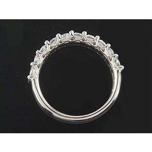 ハードプラチナ リング ダイヤモンド エタニティ 婚約指輪 ダイヤ エンゲージリング ハーフエタニティストレート 送料無料 セール saleの画像