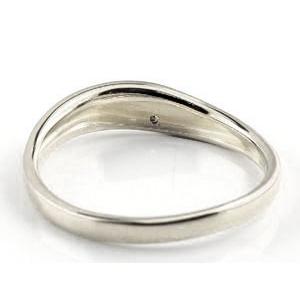 ペアリング ペア 結婚指輪 マリッジリング ハート キュービックジルコニア ミル打ち シルバー ストレート カップル 男性用 送料無料 人気 セール saleの画像