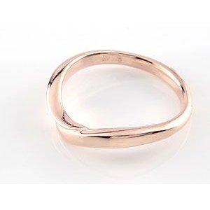 メンズリング 人気 ピンクゴールドk18 リング 指輪 18金ピンキーリング ストレート 男性用 送料無料 セール saleの画像