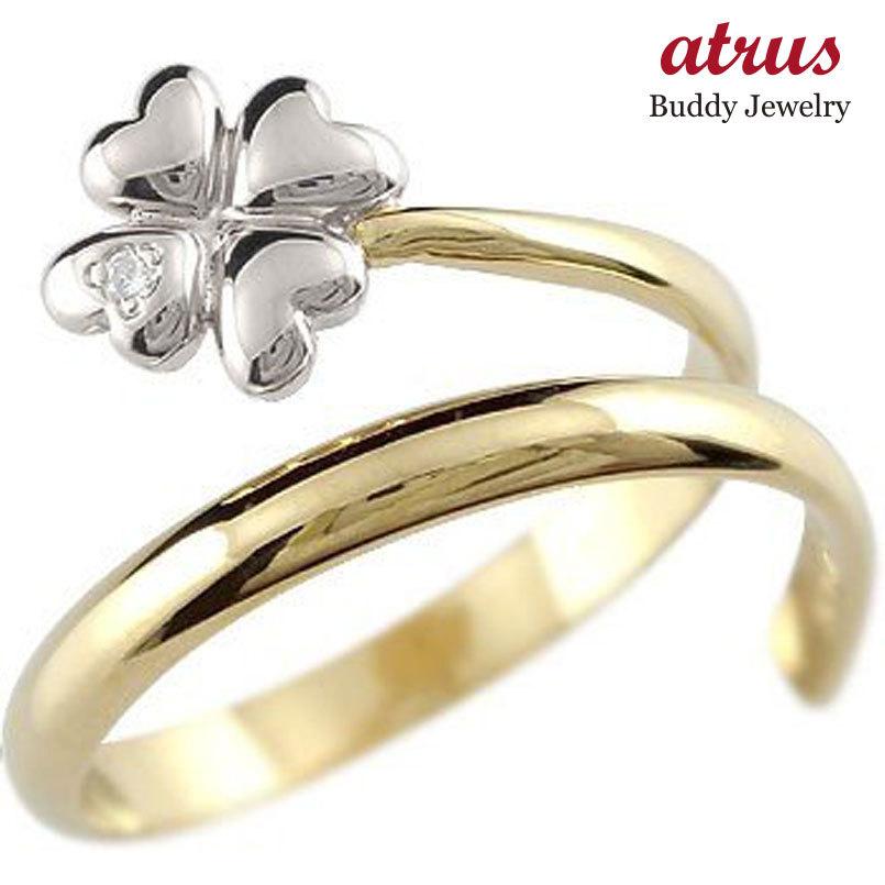 大決算セール ジュエリー工房アトラスピンキーリング クローバー