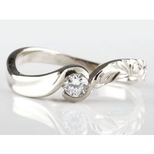 【売り切りお値下げ】 ハワイアンジュエリー ピンキーリング ダイヤモンド プラチナ リング 指輪 ハワイアンリング pt900 ダイヤ ストレート 送料無料 セール SALE 【1535939028】(53680円)