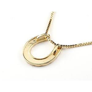 18金 ネックレス トップ 馬蹄 レディース ハワイアンジュエリー ゴールド 18k ホースシュー 月桂樹 蹄鉄 バテイ 送料無料 人気 セール saleの画像