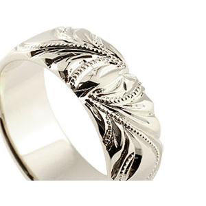 【超激レア】 ハワイアンジュエリー メンズ ハワイアン プラチナリング 幅広 指輪 地金リング ミル打ち ストレート 男性用 送料無料 人気 セール SALE 【EI3739120530】(130680円)