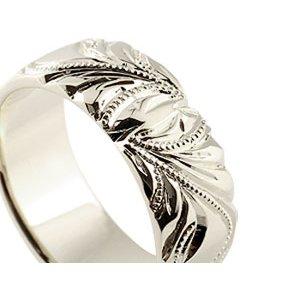 ハワイアンジュエリー メンズ ハワイアンリング 幅広 指輪 シルバー 地金リング ミル打ち ストレート 男性用 送料無料 人気 セール SALE ハワイアンリング 幅広 指輪 シルバー 地金リング ミル打ち