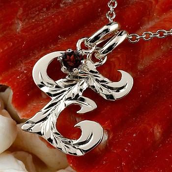 売り切れ必至 ハワイアンジュエリー ネックレス メンズ イニシャル ネーム メンズ E ネックレス ホワイトゴールドk18 ペンダント ガーネット アルファベット 人気 18金 男性 楽天1位 Www Artech Mi It