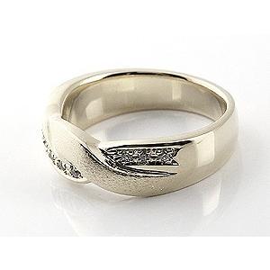 結婚指輪 シルバー ペアリング 2本セット キュービックジルコニア スパイラル sv925 幅広 ペア 太め メンズ レディース つや消し シンプル 送料無料 セール saleの画像