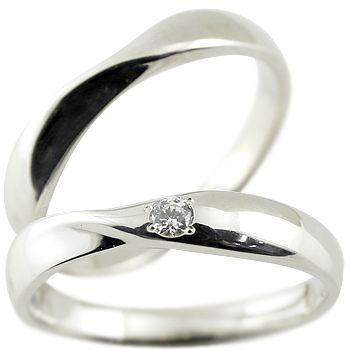 特売 ペアリング プラチナ ダイヤモンド 結婚指輪 マリッジリング リング 一粒ダイヤ 地金 Pt900 結婚式 シンプル ストレート カップル 送料無料 代引き手数料無料 Secretoftheislands Com