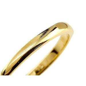 結婚指輪 ペアリング ペア マリッジリング 2本セット 安い イエローゴールドk18 18金 シンプル つや消し スイートペアリィー 送料無料 セール SALE｜atrus｜02