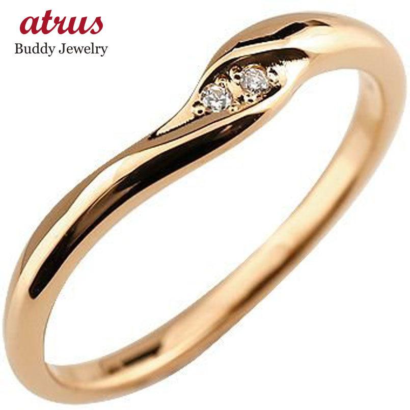 婚約指輪 ダイヤ エンゲージリング ダイヤモンドリング指輪 ピンクゴールドk18 18金 レディース ストレート プレゼント 女性 送料無料 セール SALE