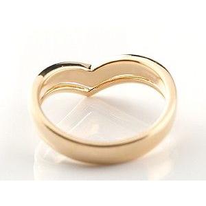 ブランドのギフト 指先に着ける新感覚のリング ダイヤモンド 人気 18金 ダイヤ V字リング ピンキーリング 指輪 関節リング ミディリング ピンクゴールドk18 ダイヤモンド 2連リング ファランジリング メンズリング メンズ メンズアクセサリー