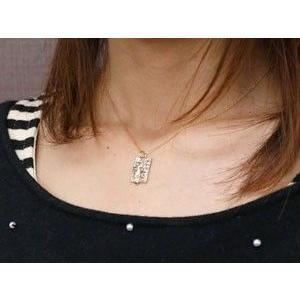 ハワイアンジュエリー メンズ クロス プレート ネックレス トップ ピンクゴールドk18 18金 十字架 ミル打ち マット仕上げ 人気 18ｋ シンプル セール saleの画像