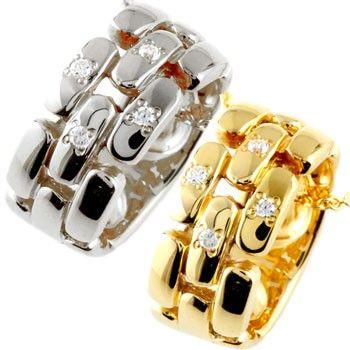 ペアネックレス ダイヤモンド ペンダント イエローゴールドk18 ホワイトゴールドk18 ダイヤ リングネックレス 18金 人気 ストレート 送料無料 セール SALE