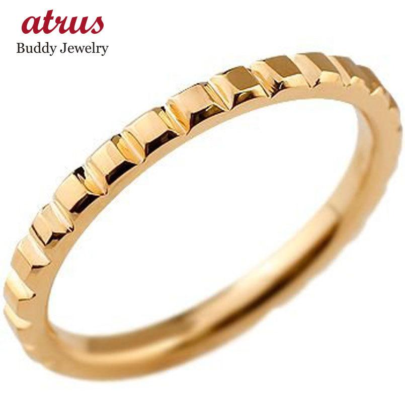 新品アウトレット特価 メンズ リング 指輪 ピンクゴールドk18 ピンキーリング 地金リング カットリング シンプル 宝石なし 18金ストレート 男性用 送料無料 クリスマス 人気 購入ok Www Superavila Com