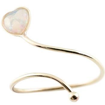 安いそれに目立つ リング ゴールド ピンキーリング ネイルリング ファランジリング ハート オパール イエローゴールドk18 関節リング 地金リング 18金 レディース フリーサイズ oy ジュエリー工房アトラス 通販 Yahoo ショッピング 注目ブランド