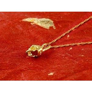 ジュエリー工房アトラス 純金 ネックレス 24金 トップ メンズ ゴールド 