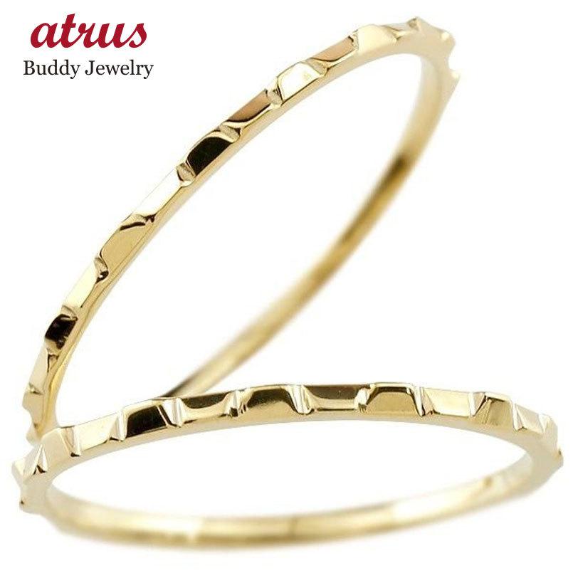 結婚指輪 ペアリング ペア マリッジリング 地金リング イエローゴールドk10 10金 華奢 ストレート スイートペアリィー カップル 送料無料 ホワイトデー 2024