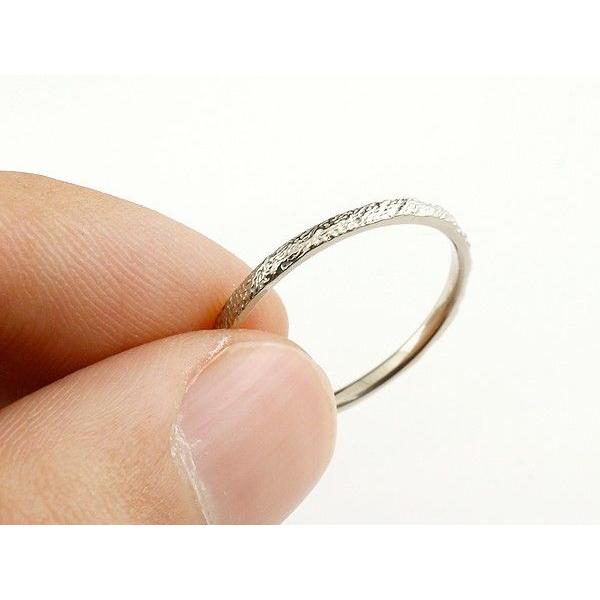 ペアリング ダイヤモンド 結婚指輪 プラチナ マリッジリング リング 一粒 pt950 華奢 ストレート スイートペアリィー カップル 送料無料 人気 セール saleの画像
