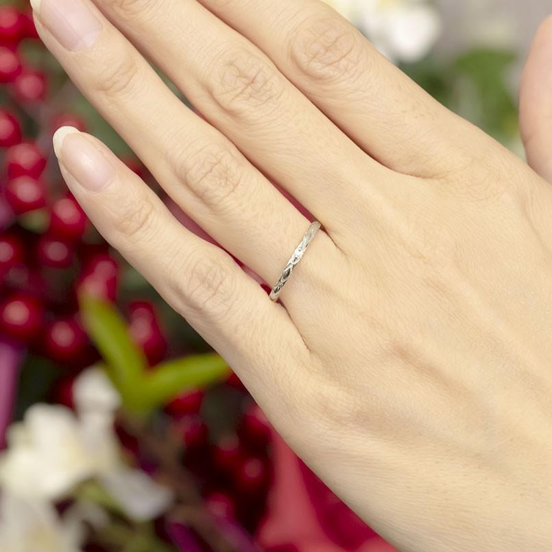 最安値販売 18金 リング 婚約 エンゲージリング ダイヤモンド 指輪 ダイヤ ピンキーリング 一粒 ホワイトゴールドk18極細 華奢 アン 指輪・ リング CAPATRONATO