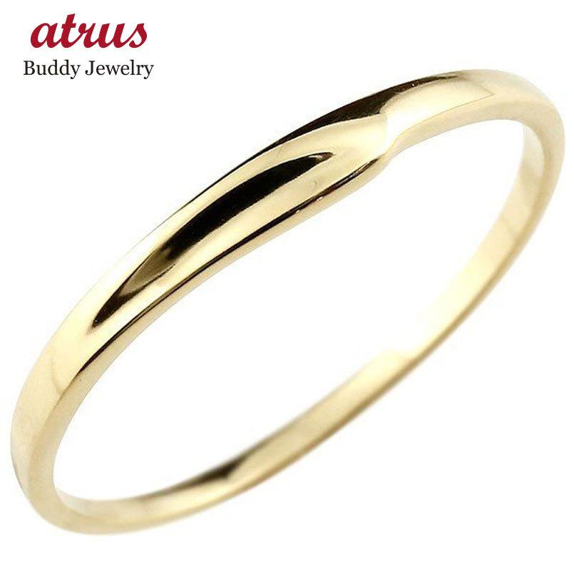 新商品 ピンキーリング 人気 シンプル 普段使い 安心 本物 天然 イエローゴールドk10 10金 極細 華奢 指輪 送料無料 お気にいる Www Skylanceronline Com