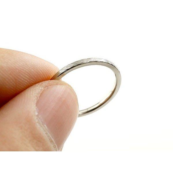 メンズ ハードプラチナ950 ピンキーリング pt950 極細 華奢 アンティーク ストレート 指輪 地金リング 男性用 送料無料 人気 セール saleの画像