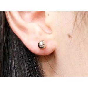 ピアス プラチナ ピアス ペア シンプル 丸玉ピアス 6mm ファーストピアス 地金 スタッドピアス フレディース あすつく 送料無料 人気 セール saleの画像