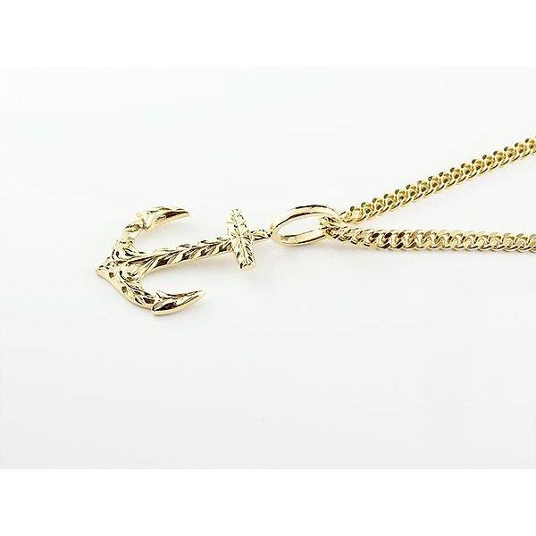18金 ネックレス 喜平 トップ メンズ ハワイアンジュリー ゴールド 18k キヘイ イカリ アンカー マリン 碇 シンプル ペンダント 男性 送料無料 セール SALE