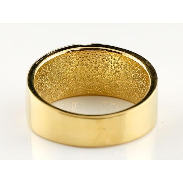 ジュエリー工房アトラス 18金 リング メンズ クロス ゴールド 18k