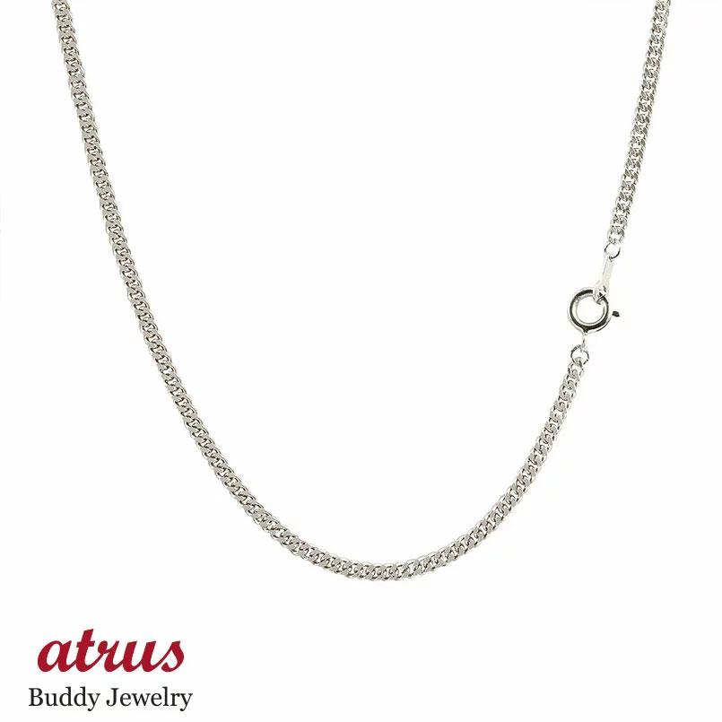 プラチナ 喜平 ネックレス メンズ チェーンのみ 45cm Pt850 2面カット 2ミリ幅 チェーン 鎖 キヘイ 地金 男性 シンプル 人気 送料無料 クリスマスプレゼント pn45m101 ジュエリー工房アトラス 通販 Yahoo ショッピング