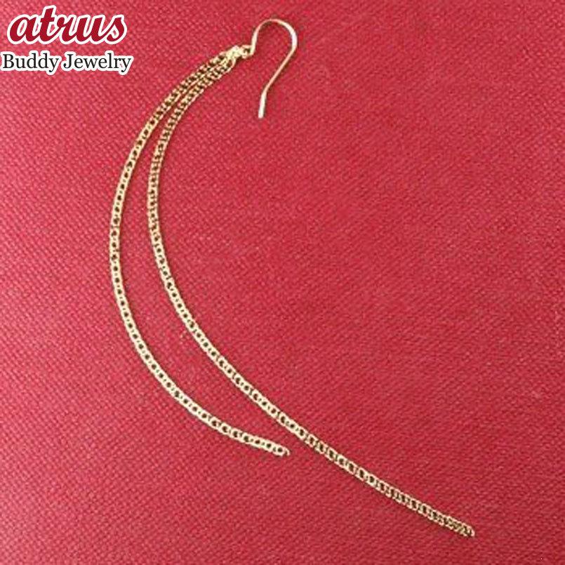 楽天ランキング1位 18金ピアス メンズ 片耳ピアス ロングピアス フックピアス イエローゴールドk18 18k ピアスゆれる チェーン タッセル フリンジ 男性用 ゆれるピアス ymu ジュエリー工房アトラス 通販 Yahoo ショッピング 保証書付 Outposttrade Com