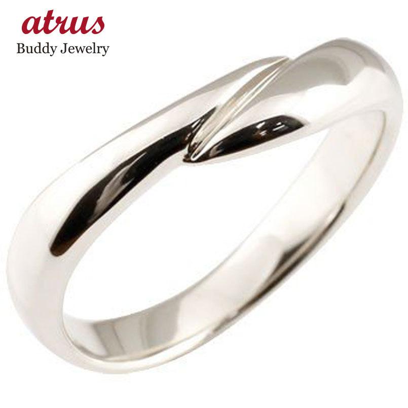 メンズ プラチナリング 指輪 ピンキーリング 地金リング 宝石なし スパイラル ウェーブリングpt900 男性用 送料無料 人気 セール SALE