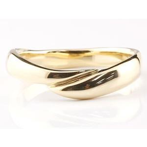 リング ゴールド 指輪 イエローゴールドk10ピンキーリング 地金リング 宝石なし スパイラル ウェーブリング 10金 送料無料 セール SALE リング 地金リング 宝石なし スパイラル ウェーブリング 送料無料 イエローゴールドk10
