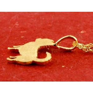 純金 ネックレス 24金 トップ メンズ ゴールド 犬 24K チワワ ペンダントトップ ゴールド k24 いぬ イヌ 犬モチーフ シンプル 送料無料 人気 セール saleの画像