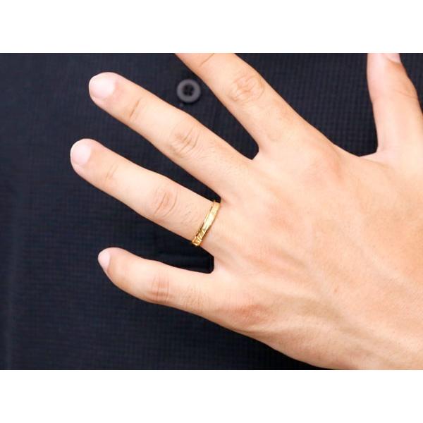 結婚指輪 ゴールド 安い ペアリング ペア 2本セット ダイヤモンド 一粒 18金 18k イエローゴールドk18 マリッジリング ストレート 送料無料 セール SALE 結婚指輪 SALE