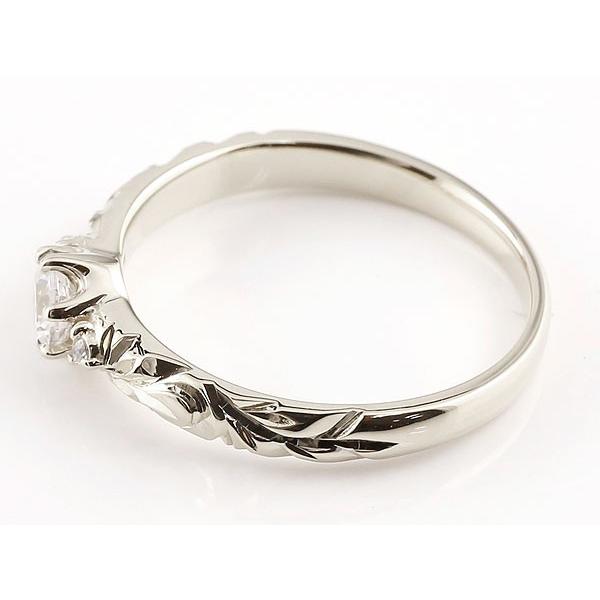 プラチナ リング ダイヤモンド 一粒 pt900 ハワイアンジュエリー レディース ピンキーリング 指輪 婚約指輪 ダイヤ ストレート 送料無料 セール saleの画像