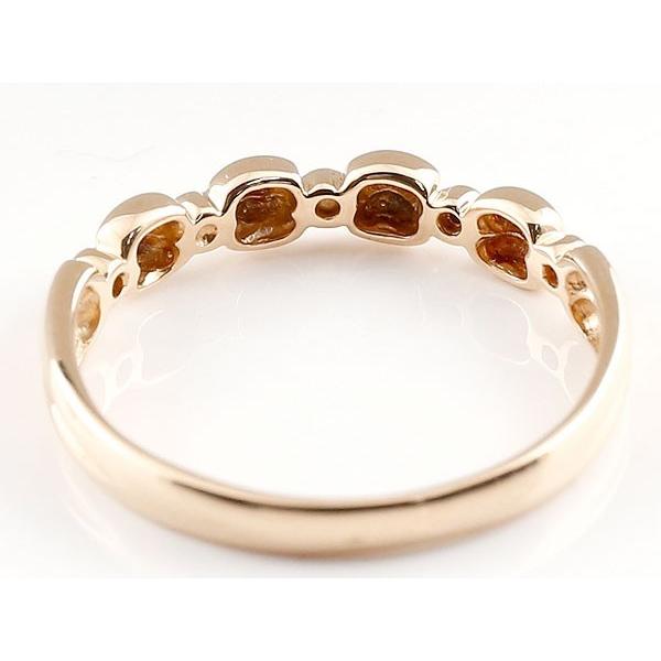 18金 リング ダイヤモンド レディース ゴールド 18k  ピンキーリング ピンクゴールドk18 シンプル 指輪 重ね付け シンプル 人気 おしゃれ 送料無料 セール saleの画像