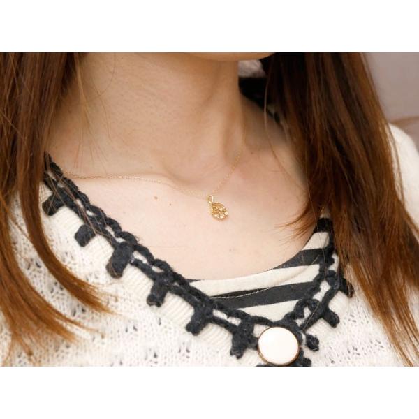 18金 ネックレス トップ ダイヤモンド イエローゴールド ペンダント 星 スター チェーン 人気 4月誕生石 k18 18k プレゼント 女性 送料無料 セール saleの画像