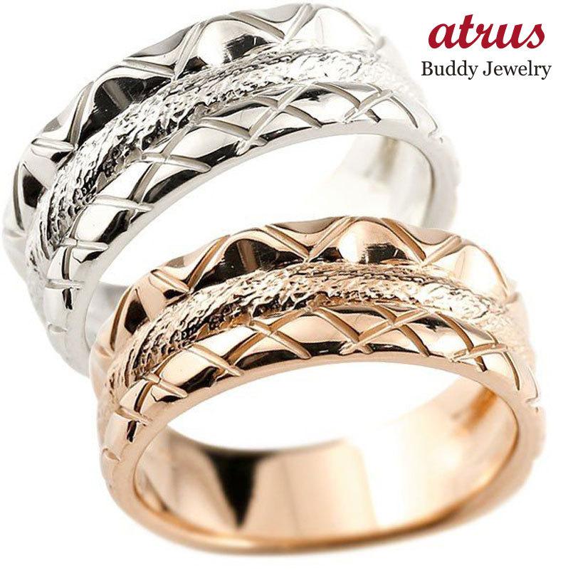 高級素材使用ブランド ホワイトゴールドk18 ピンクゴールドk18 18金 18k ゴールド 2本セット ペア ペアリング 安い 結婚指輪 マリッジリング ボーナスセール 送料無料 女性 ペアリング 女性 リングサイズを選んで下さい 8号