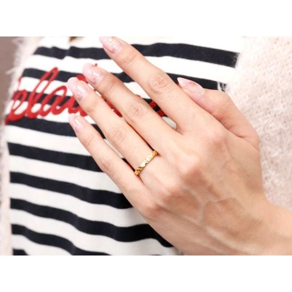 結婚指輪 ゴールド ペアリング 2本セット ダイヤモンド 一粒 10金 10k イエローゴールドk10 指輪 メンズ レディース マリッジリング 送料無料 セール saleの画像