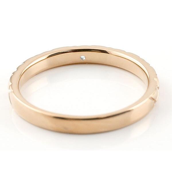 結婚指輪 ペアリング ペア マリッジリング ダイヤモンド ピンクゴールドk18 k18 アンティーク 結婚式 ストレート18金 ダイヤリング 送料無料 セール SALE
