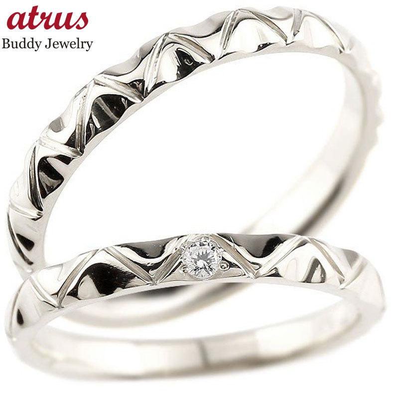 あす楽在庫 ペアリング ペア 結婚指輪 マリッジリング ダイヤモンド シルバー925 sv925 アンティーク 結婚式 ストレートシルバー ダイヤリング 送料無料 ホワイトデー 2024