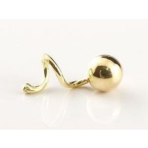 アトラス　K18　ピアス　片方　18金 エテ アガット 14K ジュエリー工房アトラス ピアス レディース イニシャル 片耳ピアス18金