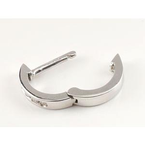 18金 片耳 ピアス フープピアス 小さい メンズ ダイヤモンド 中折れ式 ゴールド 18k ホワイトゴールドk18 シンプル あすつく 送料無料 人気 セール SALE