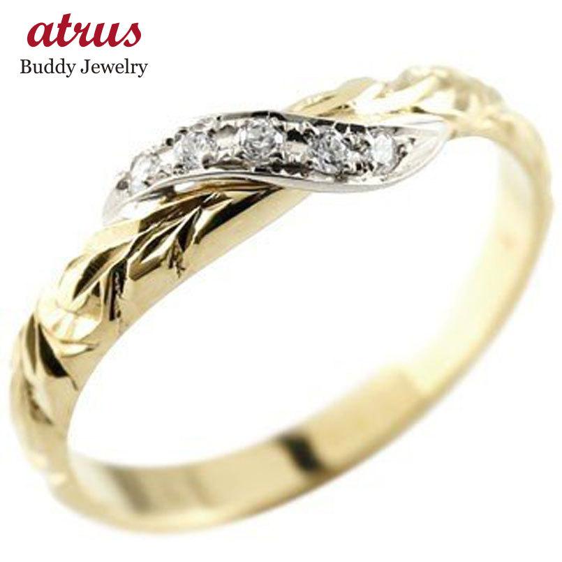 半額品 ハワイアンジュエリー 婚約指輪 安い ピンキーリング ダイヤモンド プラチナ リング イエローゴールドk18 指輪 ハワイアンリング ダイヤ 18金 送料無料 ype ジュエリー工房アトラス 通販 Yahoo ショッピング 流行に Secretoftheislands Com