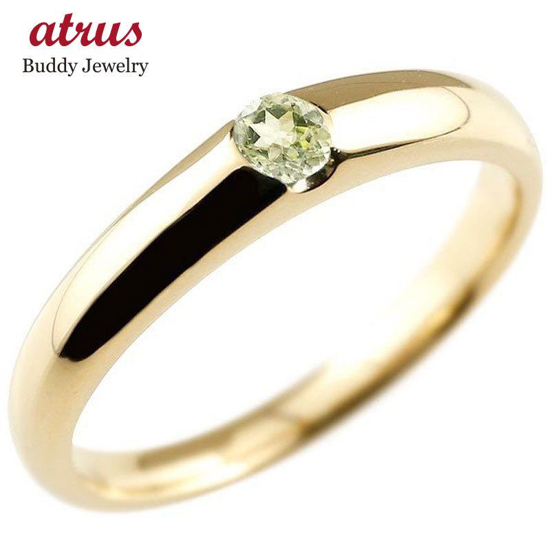 正規 メンズ ペリドット リング イエローゴールドk10 指輪 ピンキーリング 8月誕生石 ストレート 10金 宝石 緑の宝石 送料無料 クリスマス 人気 送料無料直送 Www Superavila Com