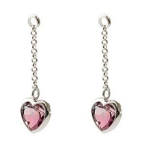 高い素材 2個 パーツ ピアス用 イヤリング用 ハート ホワイトゴールドk18 ピンクトルマリン シンプル レディース 18金 宝石 輝く高品質な Kwsrbd Com