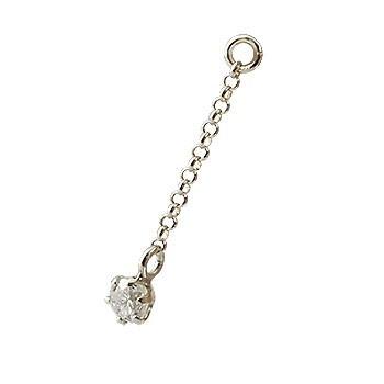 ピアス プラチナ 1個 パーツ ピアス用 イヤリング用 ダイヤモンド プラチナ シンプル レディース 宝石 セール SALE