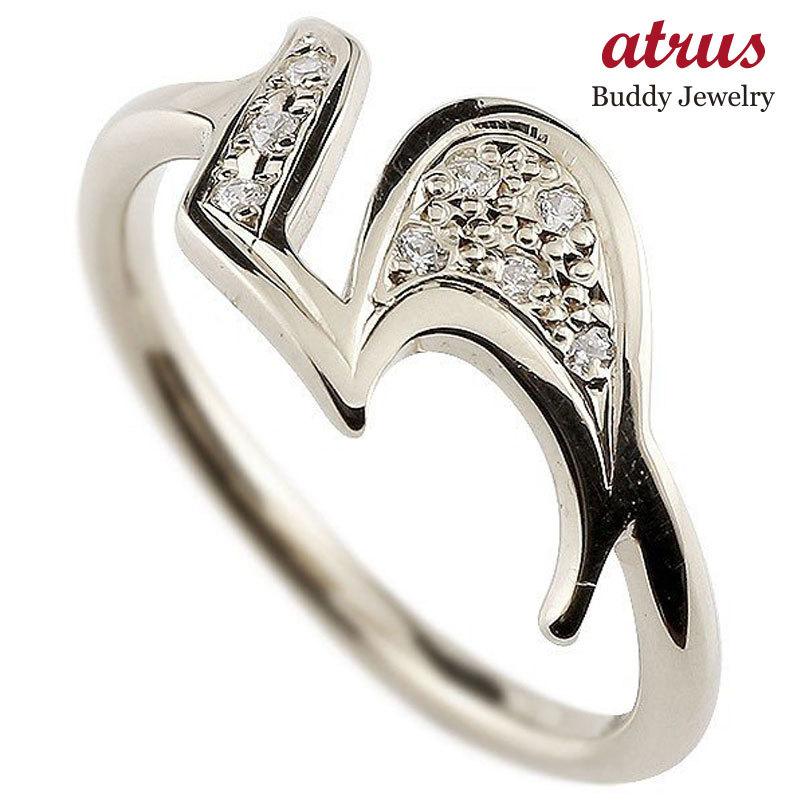 新規購入 10金 ホワイトゴールドk10 ナンバー6 ダイヤモンド ピンキーリング メンズ シンプル ホワイトゴールド ナンバー 数字 指輪 リング 送料無料 男性 ストレート 数字 指輪 メンズアクセサリー