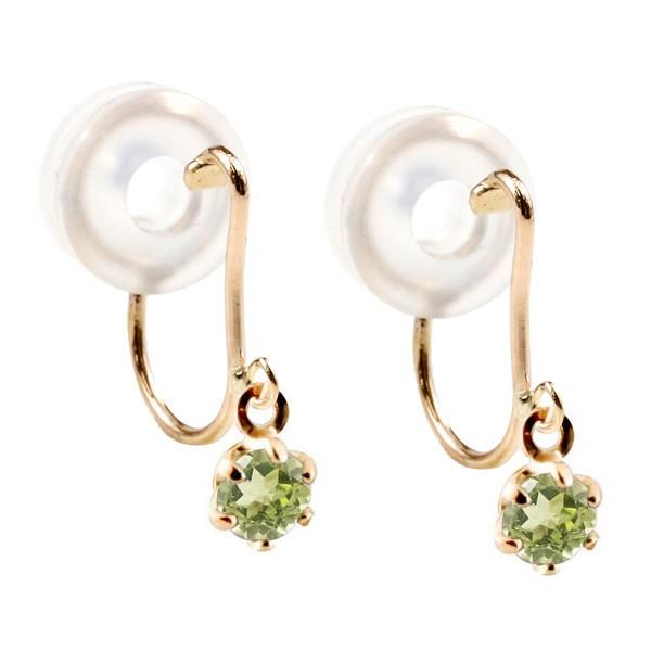 人気絶頂 メンズ イヤーカフ イヤリング ペリドット ピンクゴールドk18 シリコン クリップ式 ノンホールピアス メンズ イヤーカフイヤリング 18金 緑の宝石 送料無料 大決算売り尽くし Skylanceronline Com